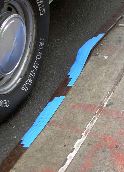 Curb Patches (detail: wheel)