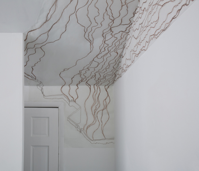 Containment Wall Traces (detail: left side)